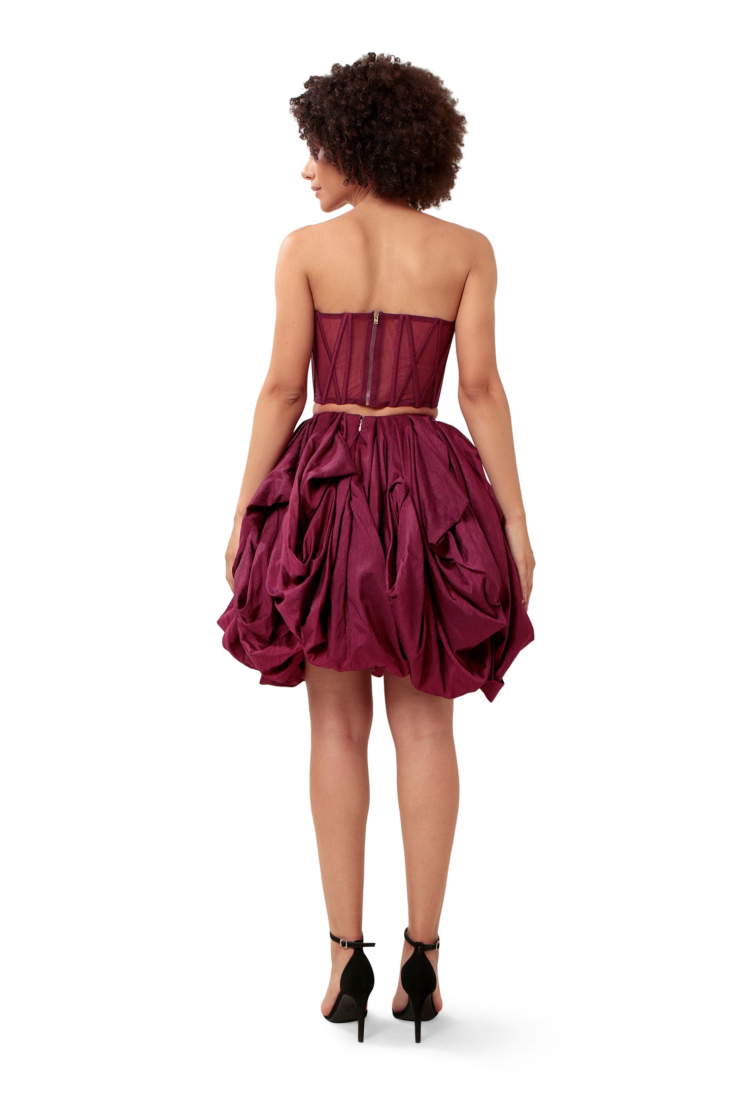PURPLE INTIMACY CORSET TOP