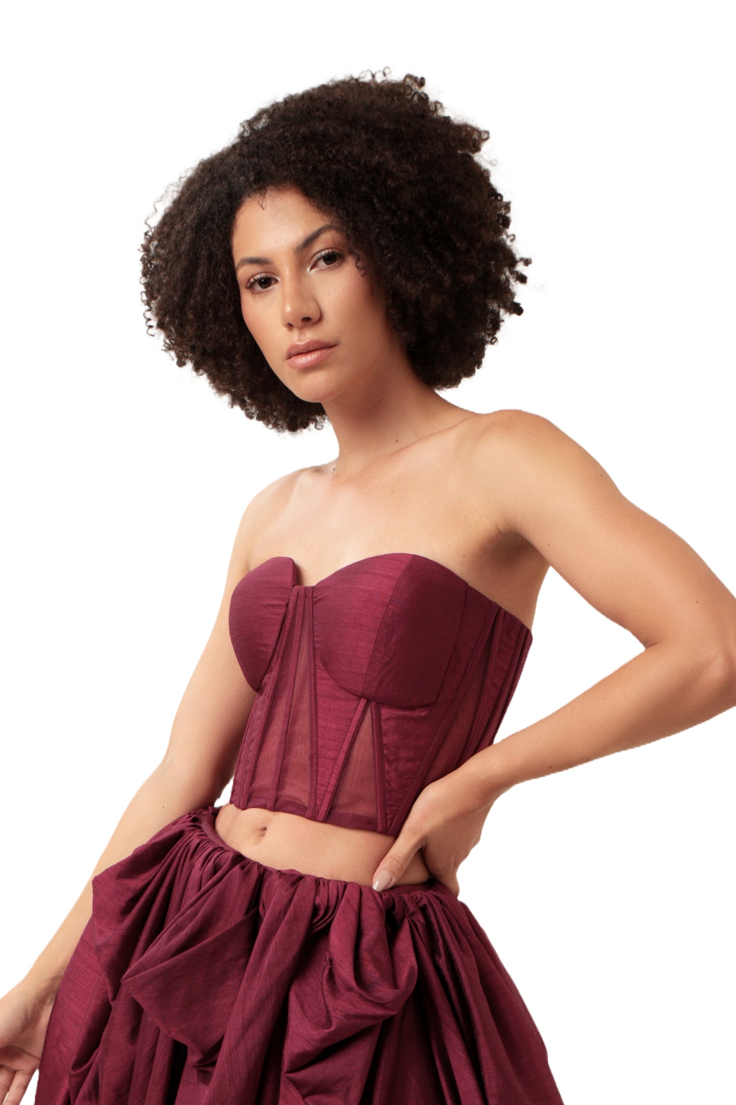 PURPLE HARMONY CORSET TOP