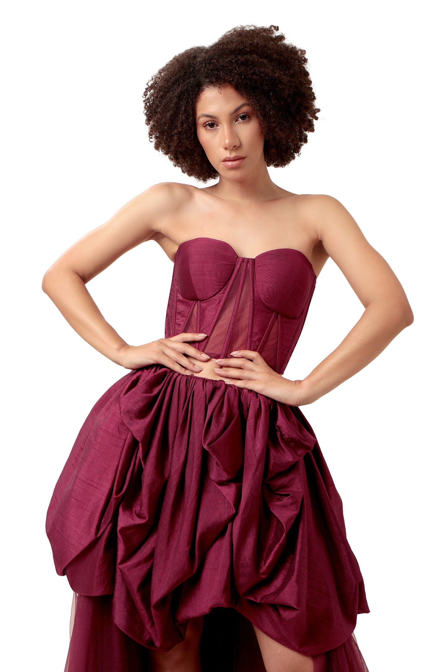 PURPLE HARMONY CORSET AND SKIRT
