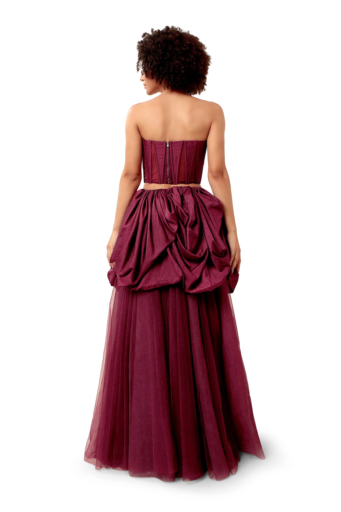 PURPLE HARMONY CORSET AND SKIRT