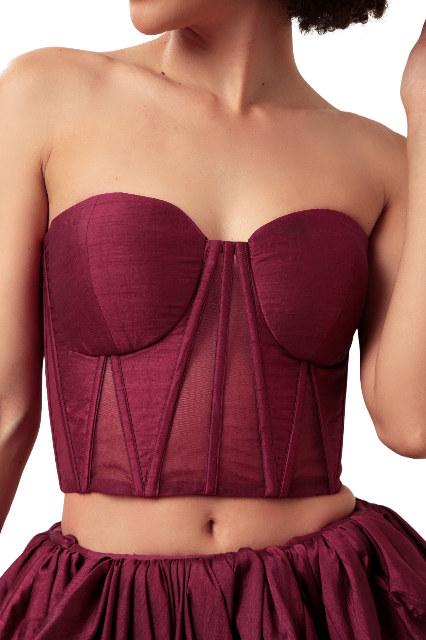 PURPLE HARMONY CORSET AND SKIRT