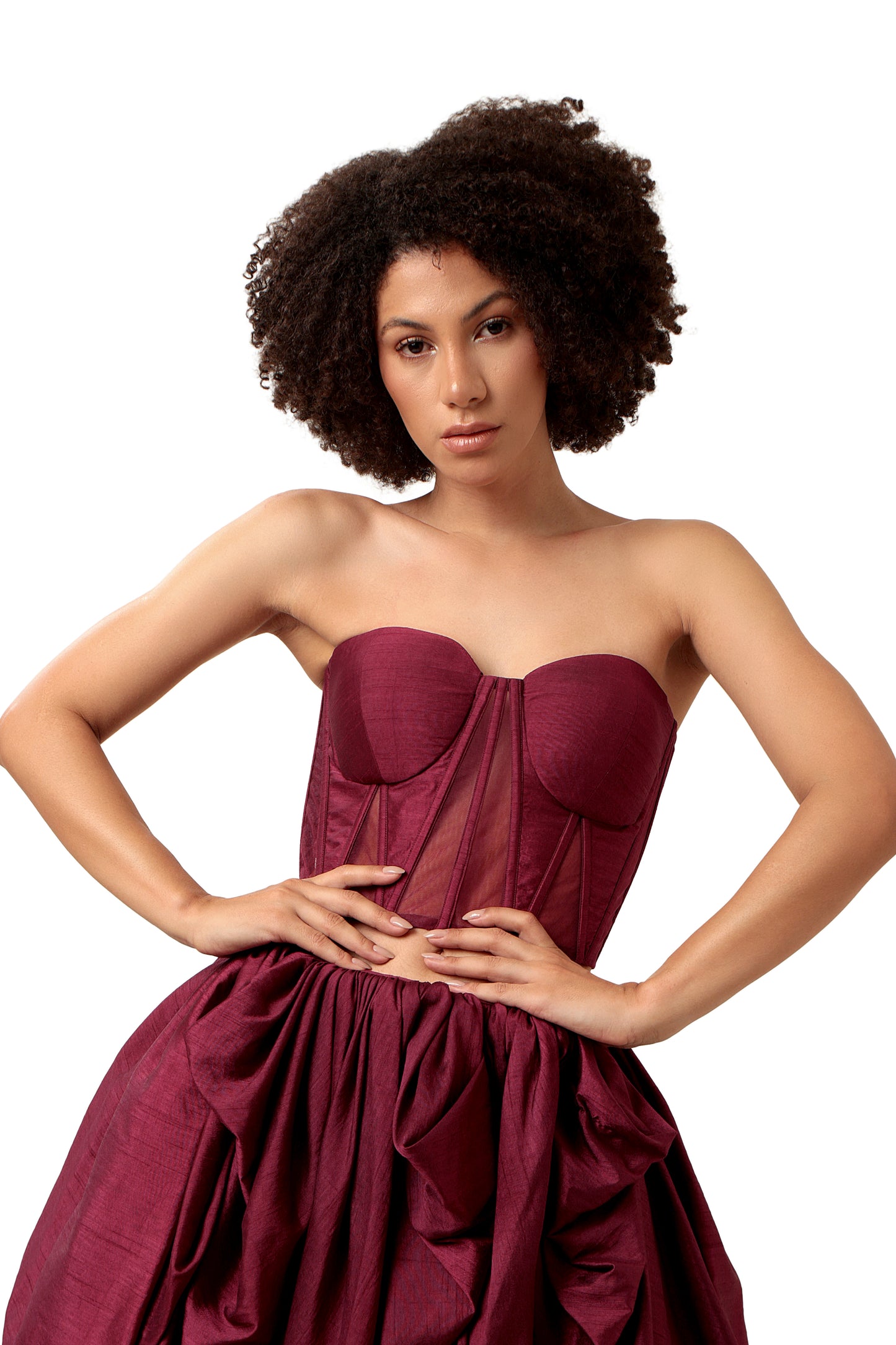 PURPLE HARMONY CORSET TOP