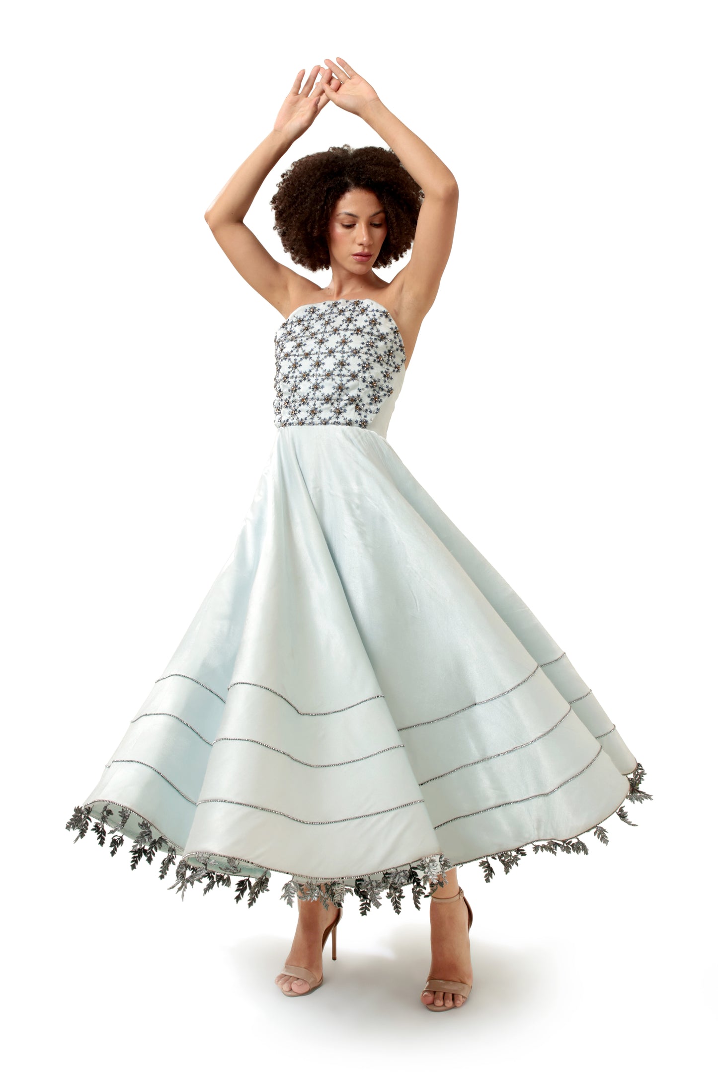 BLUE CRYSTAL GOWN