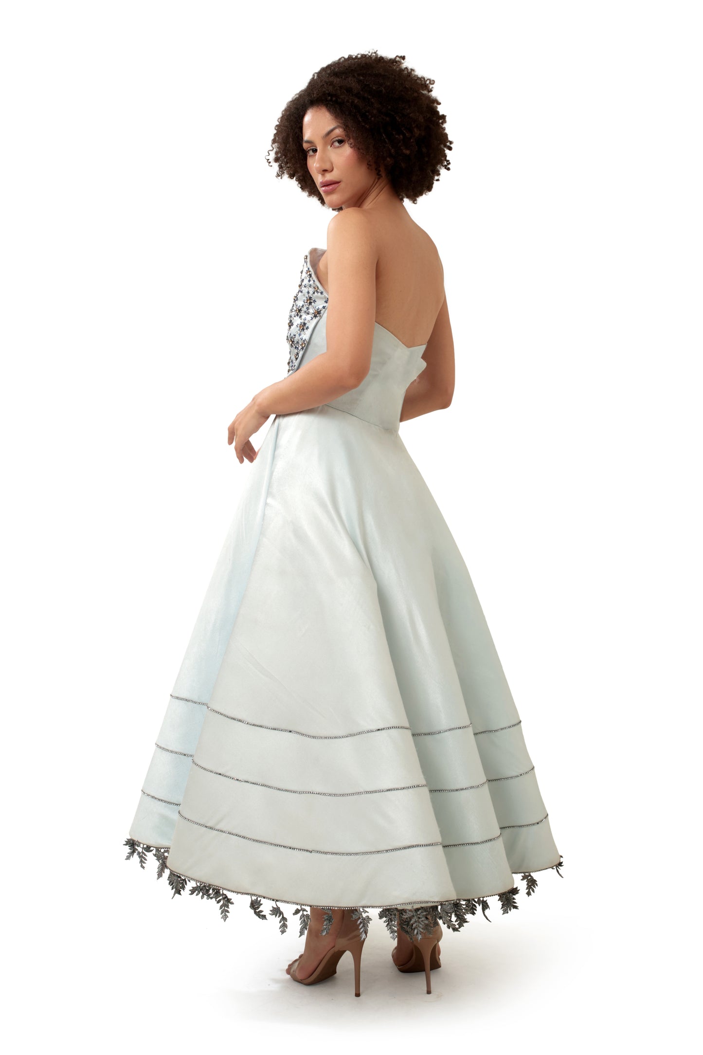 BLUE CRYSTAL GOWN