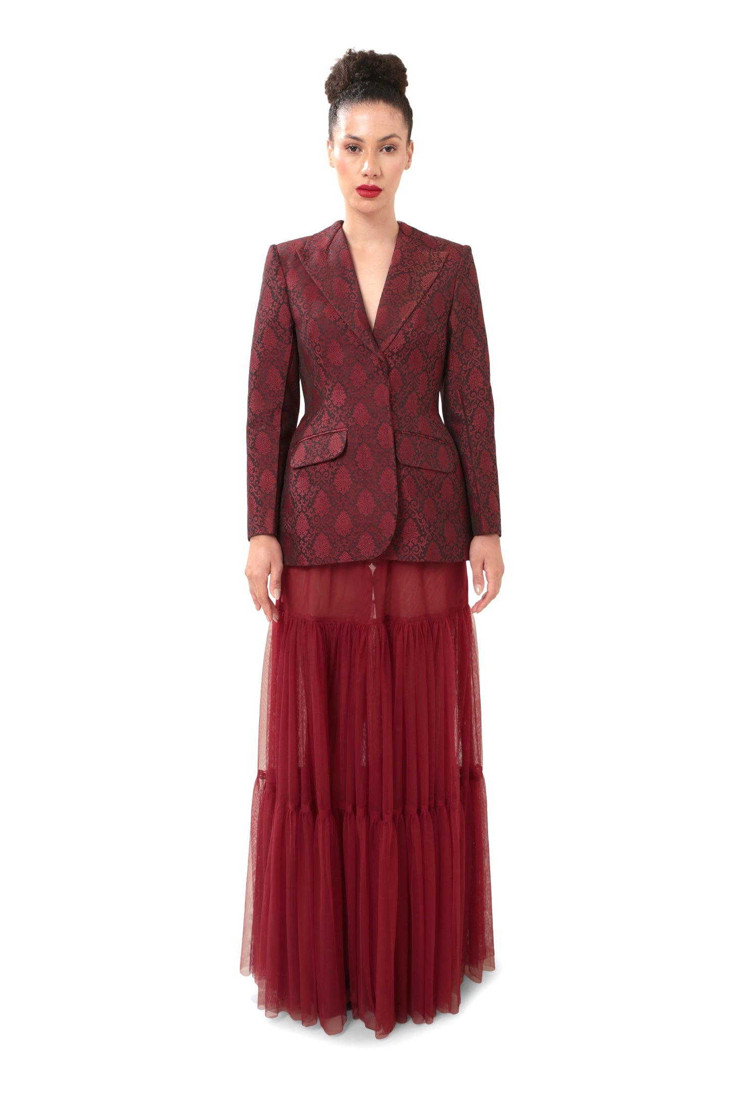 RED OCHELON SKIRT