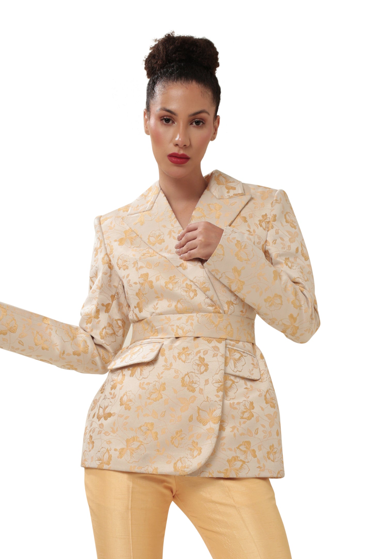 YELLOW UNBOUND BLAZER