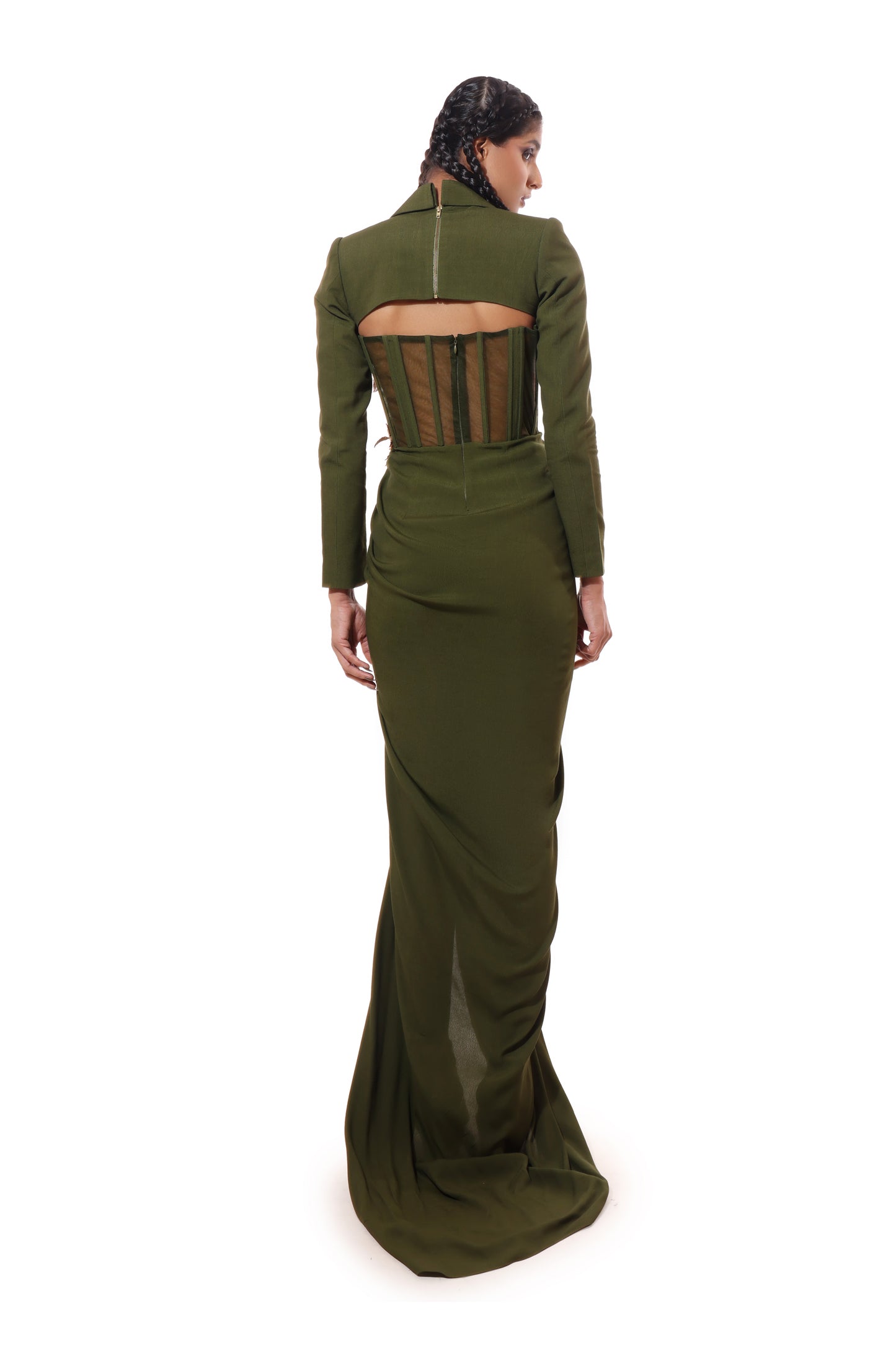 GREEN FOREST IVY DRESS