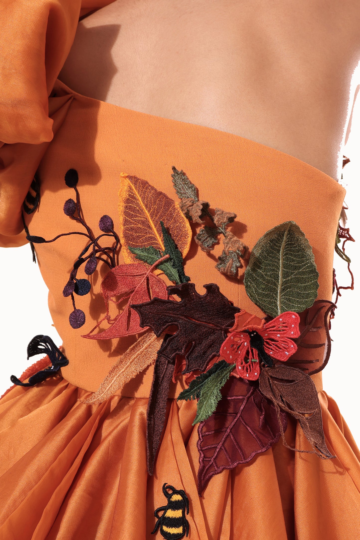 ORANGE GOLDEN HOUR DRESS
