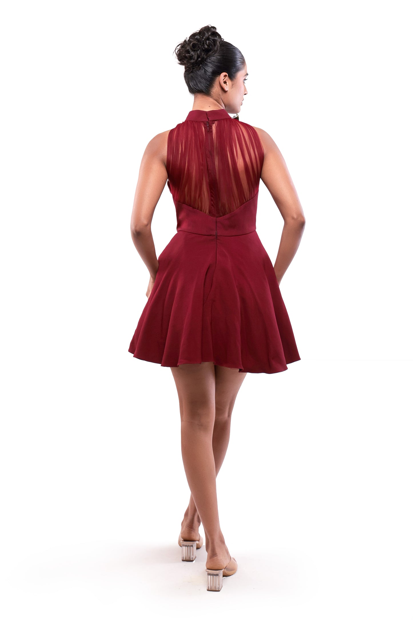 CRIMSON FOLIAGE DRESS