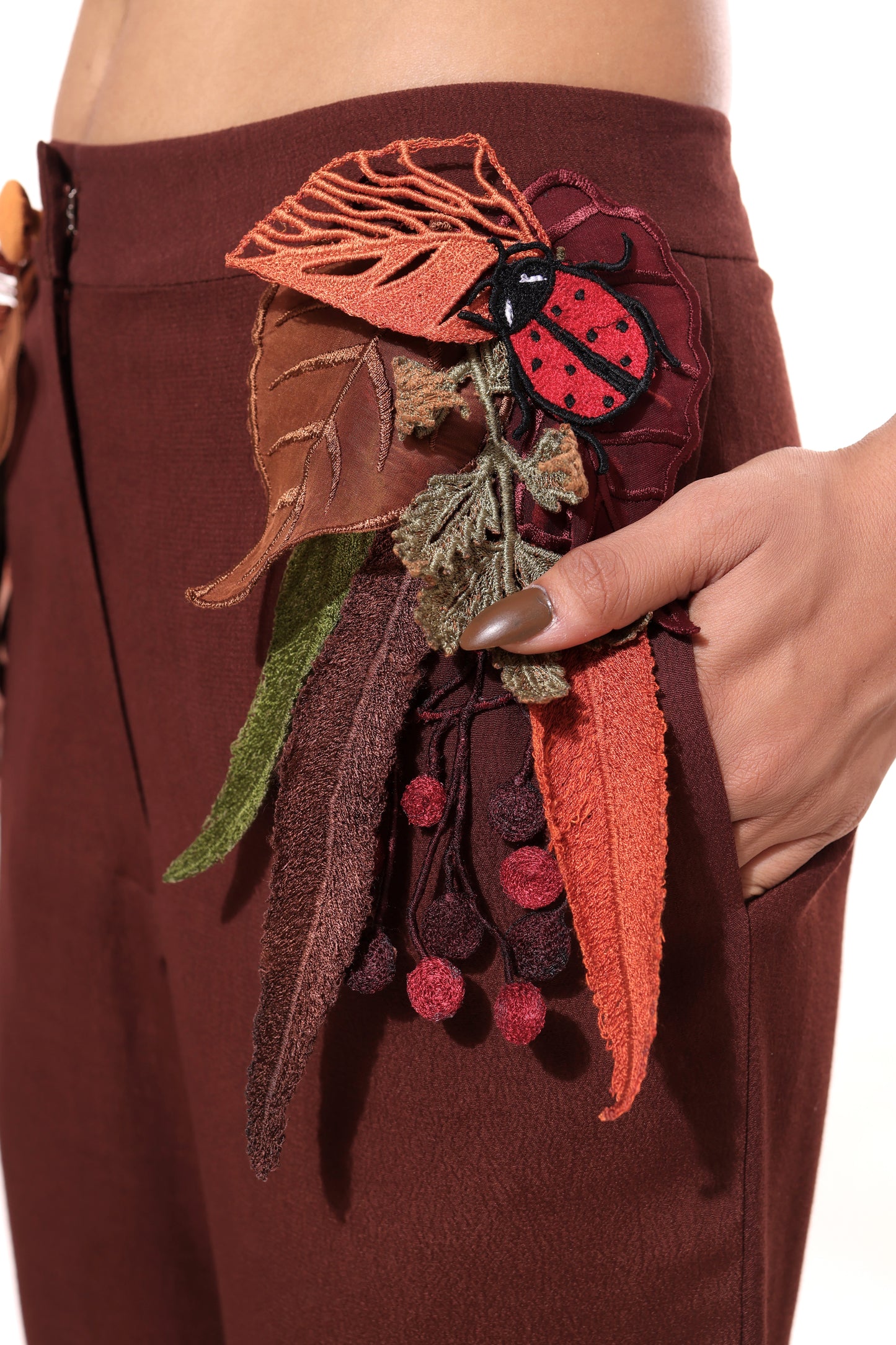 BROWN WOODLAND PANT SET