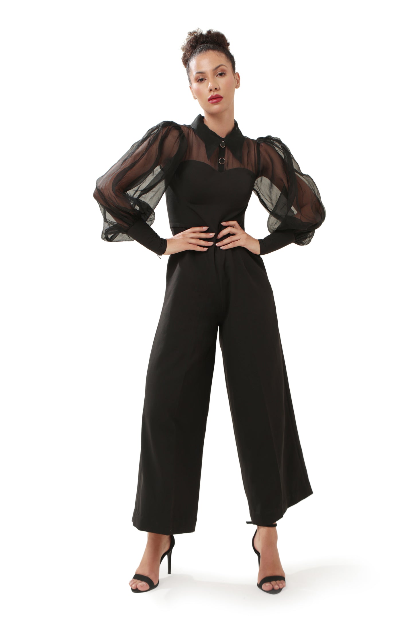 BLACK SHADOW JUMPSUIT
