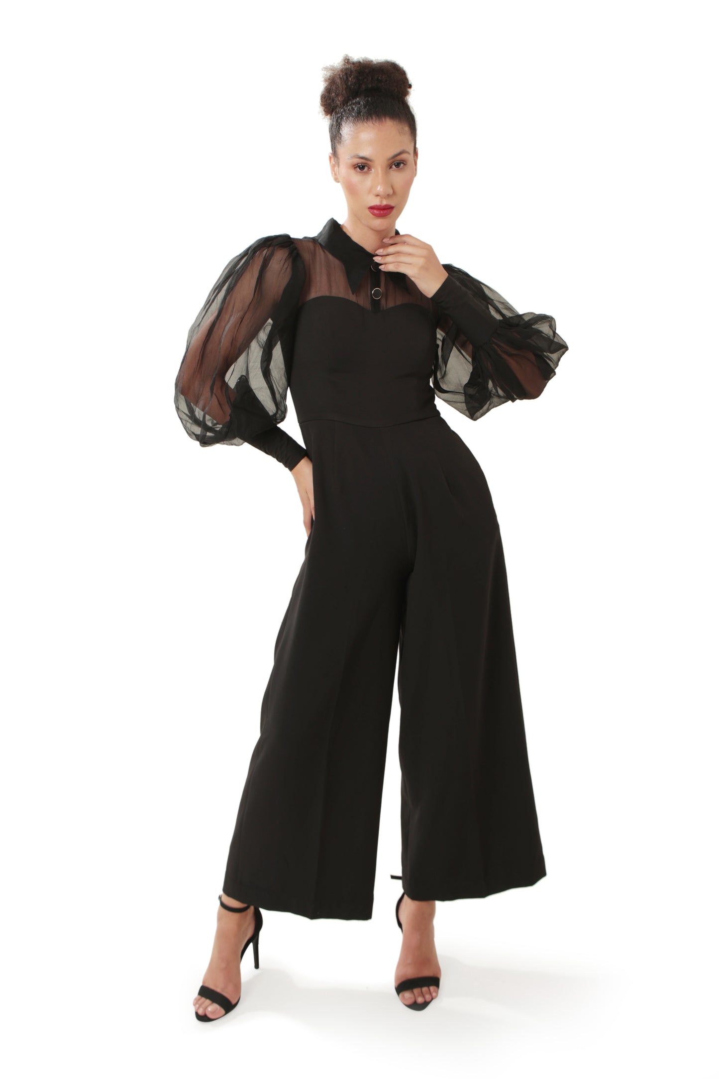 BLACK SHADOW JUMPSUIT