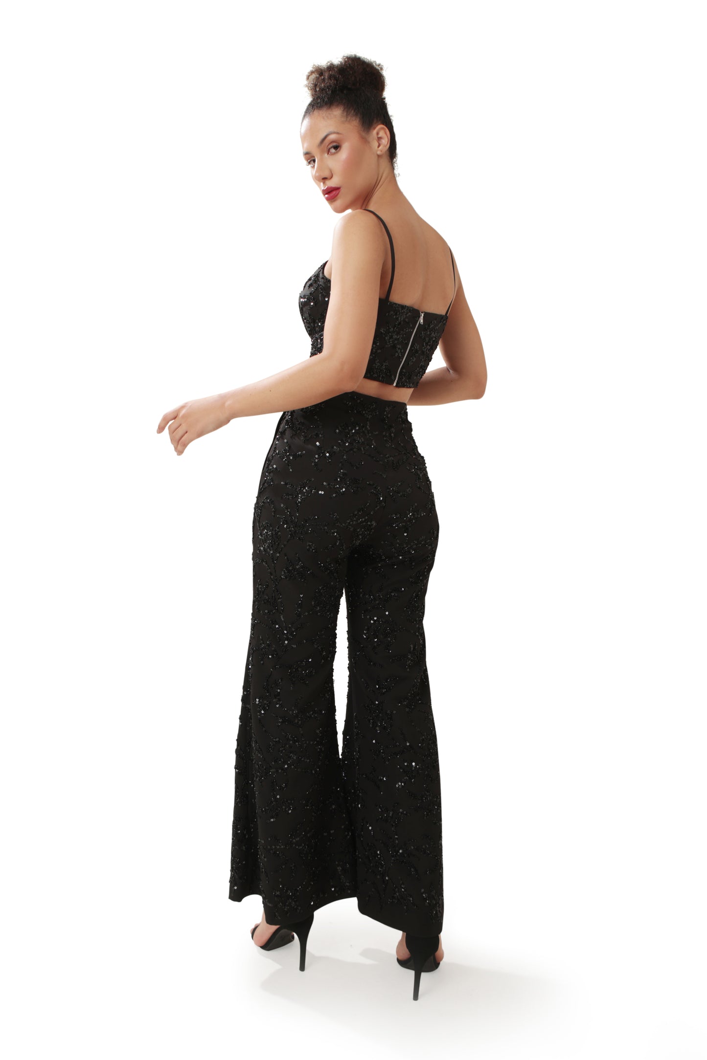 BLACK MYSTERY PANT SET