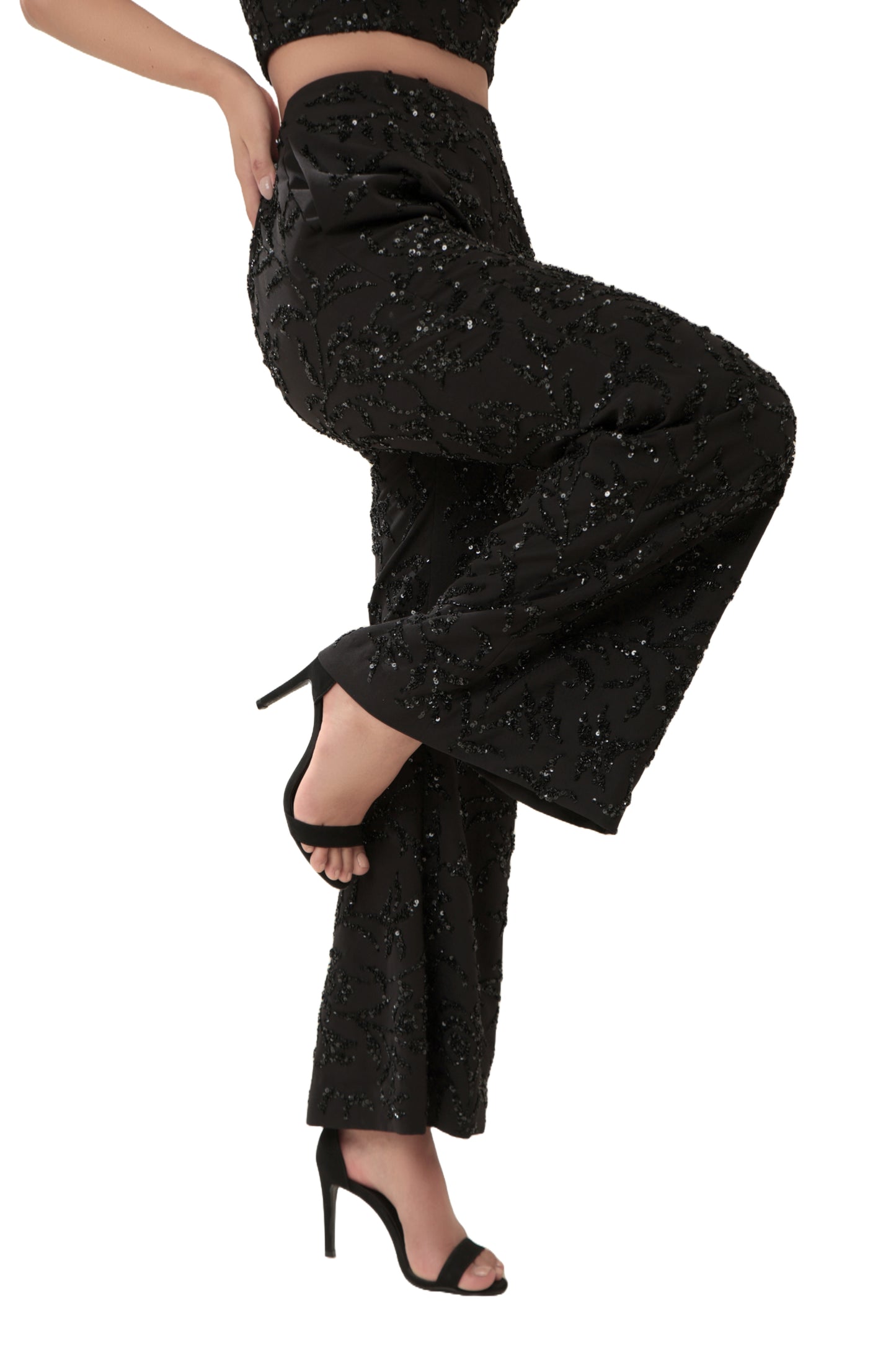 BLACK MYSTERY PANT SET