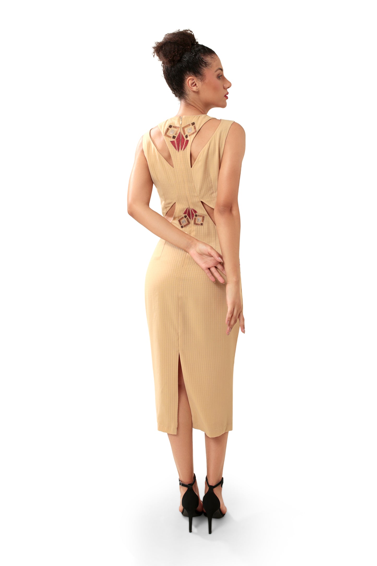 BEIGE SIDEWALK DRESS