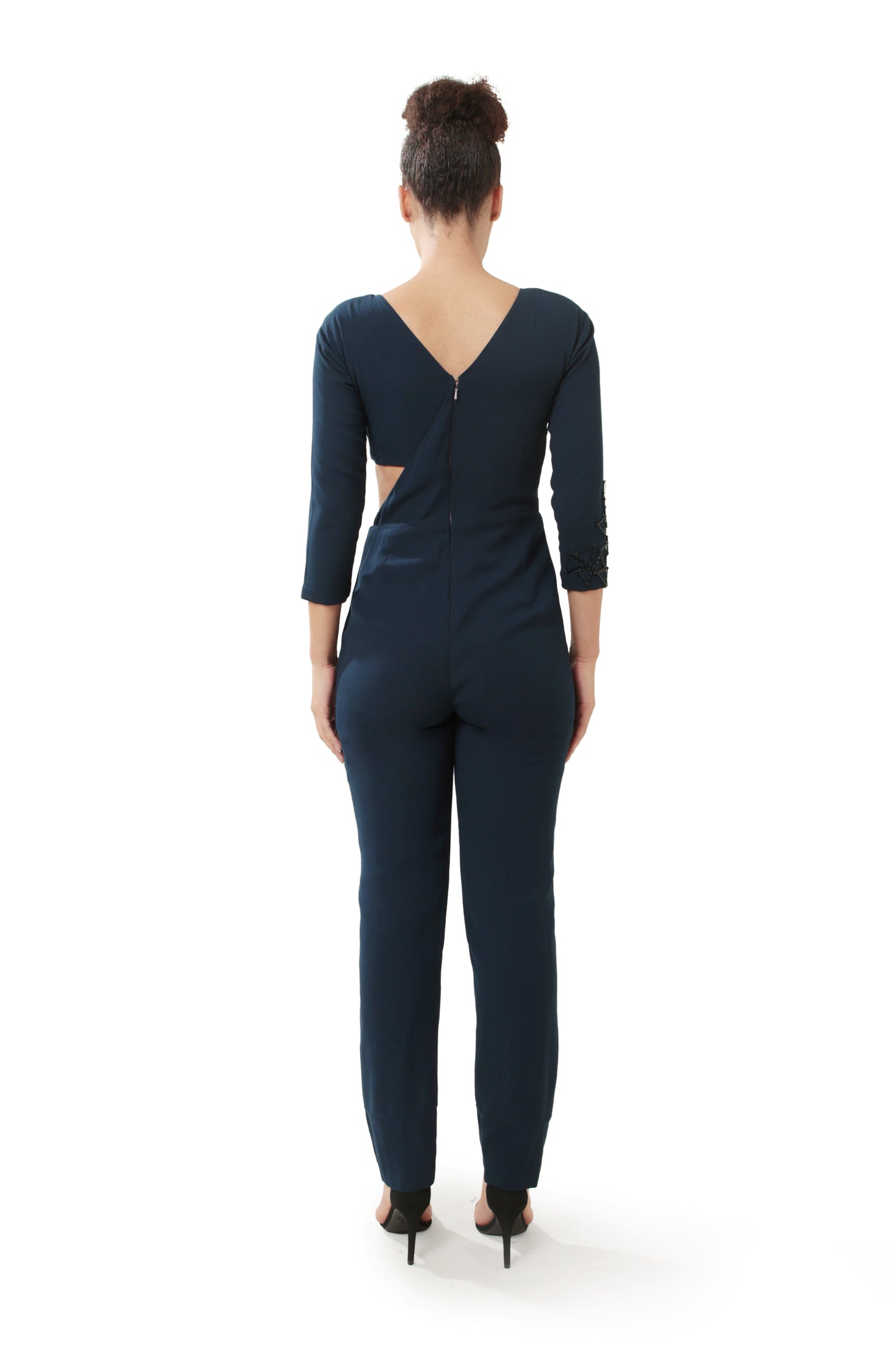 NAVY BLUE DEEP ECHO JUMPSUIT