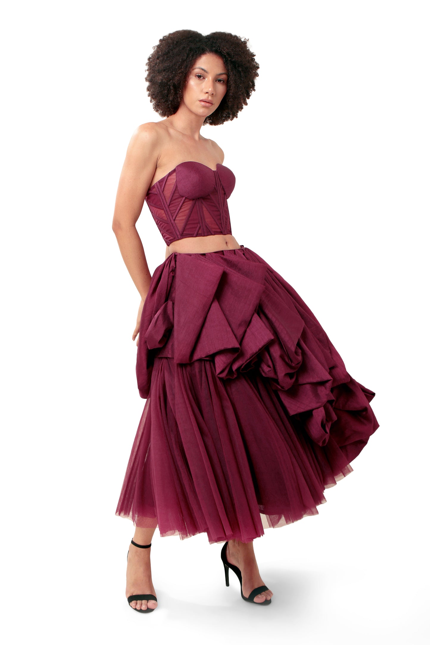 PURPLE ATTRACTION CORSET TOP