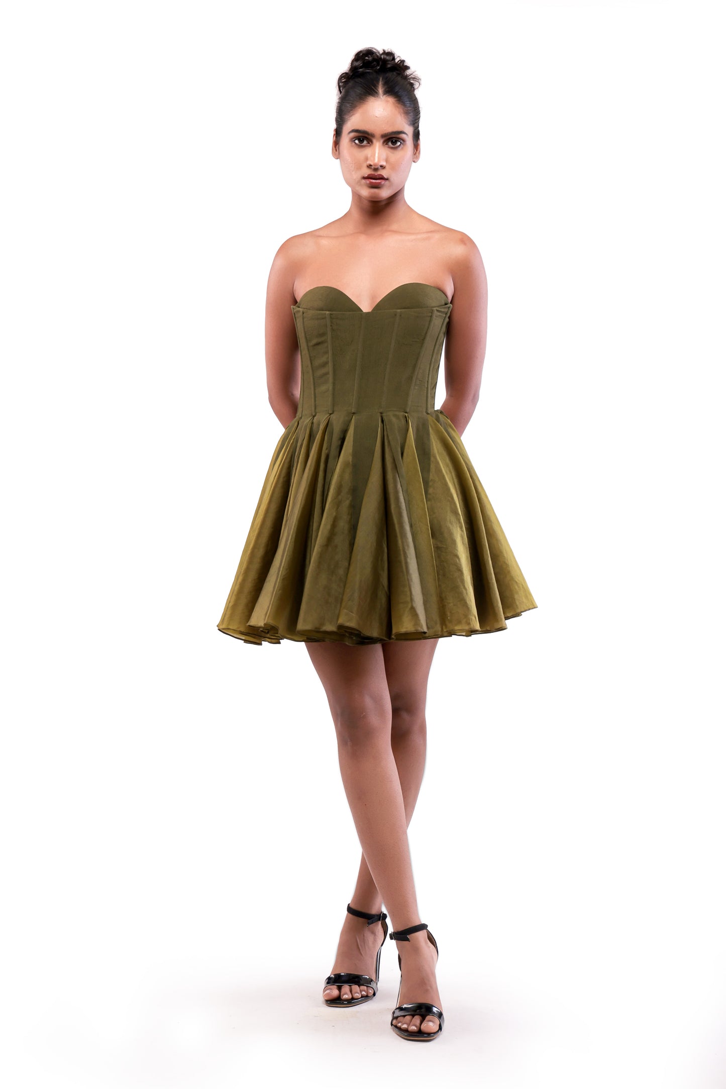GREEN MOSS HAVEN DRESS