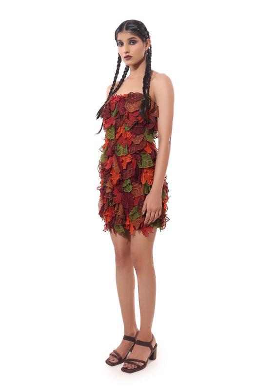 WHISPERING LEAVES DRESS