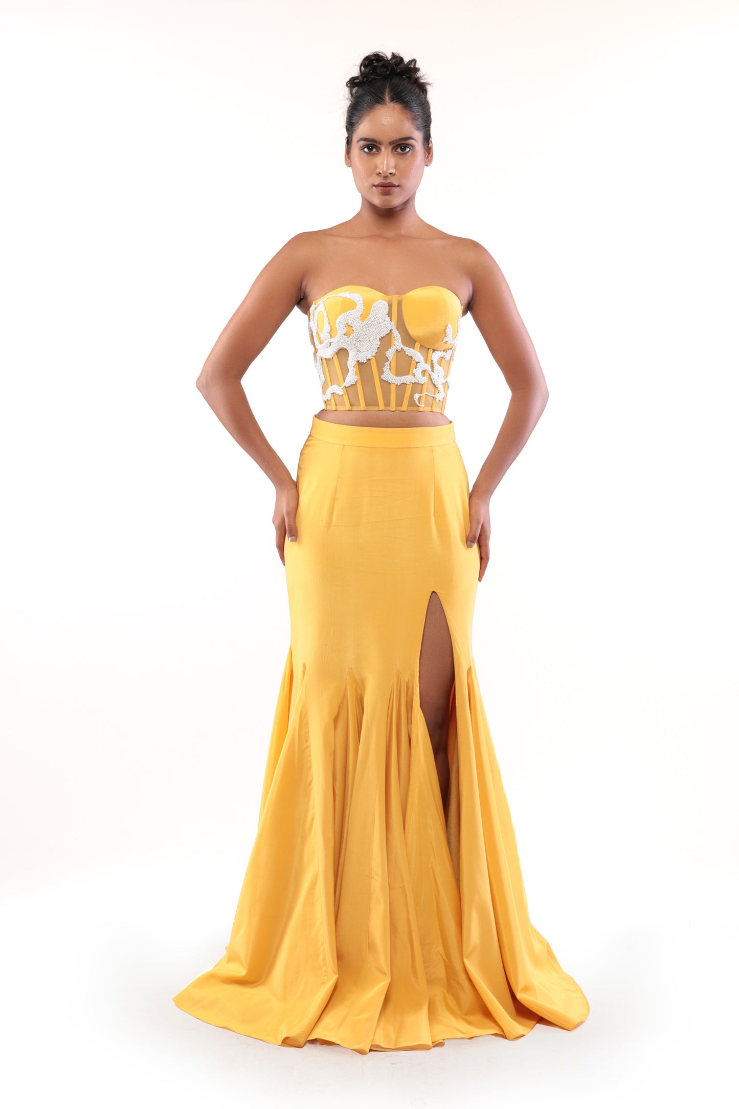 YELLOW SUNFLOWER SOUL SKIRT SET