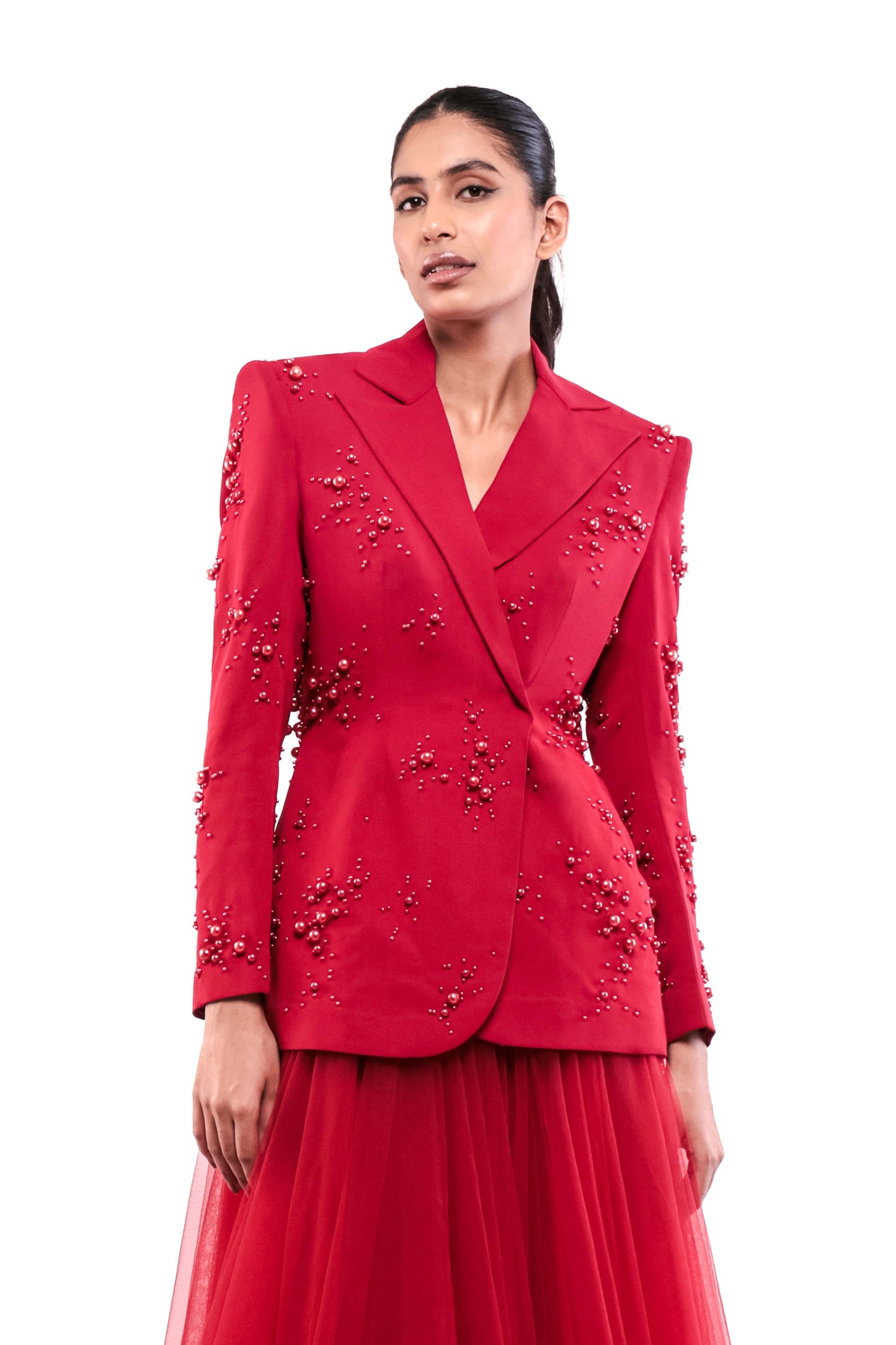 RED ETERNAL LONGING BLAZER