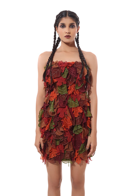 WHISPERING LEAVES DRESS