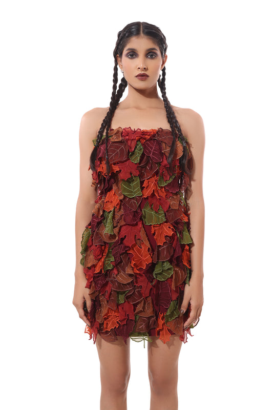 WHISPERING LEAVES DRESS