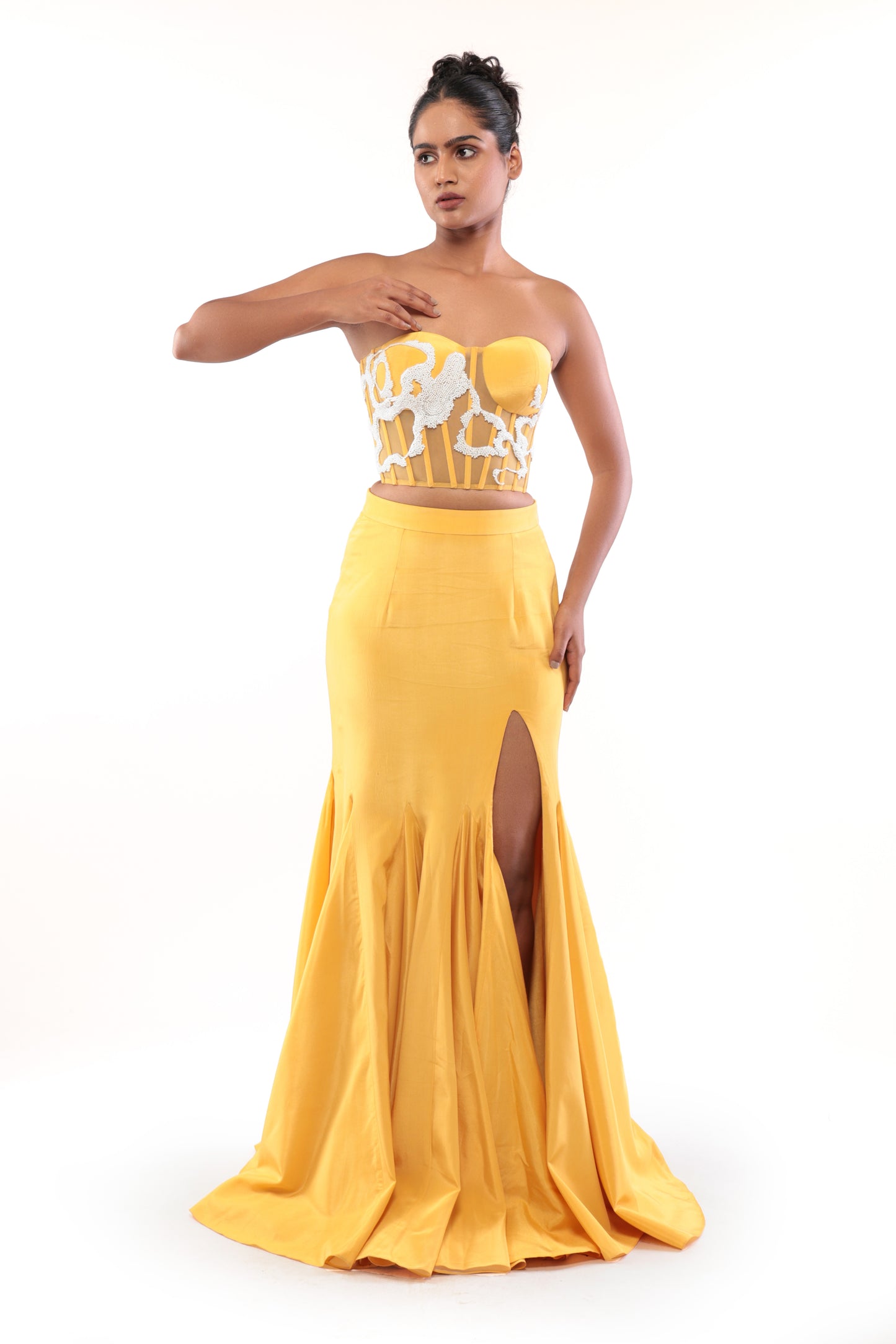 YELLOW SUNFLOWER SOUL SKIRT SET
