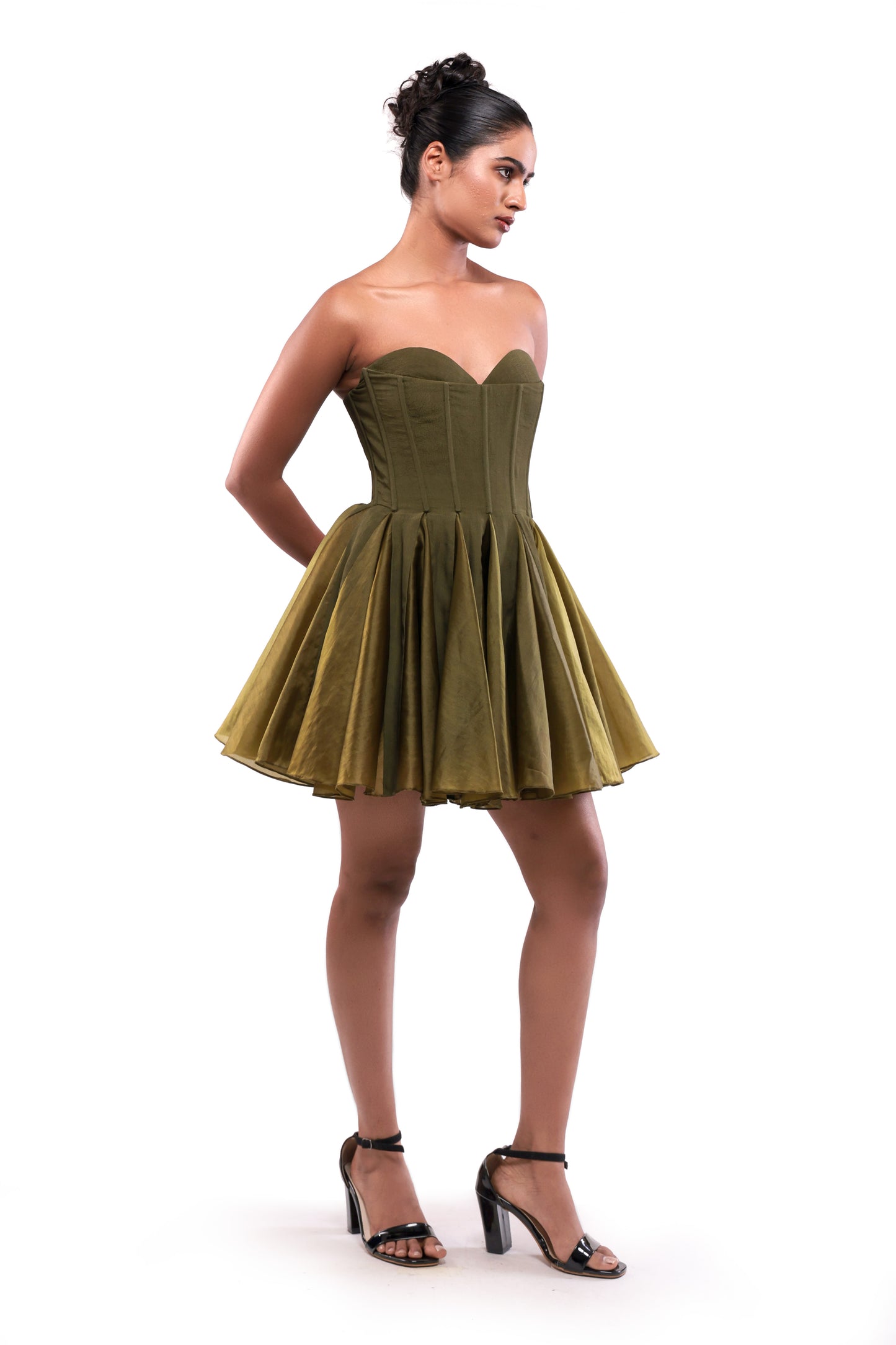 GREEN MOSS HAVEN DRESS