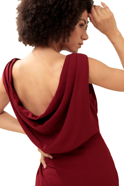 RED METROPOLITAN DRESS