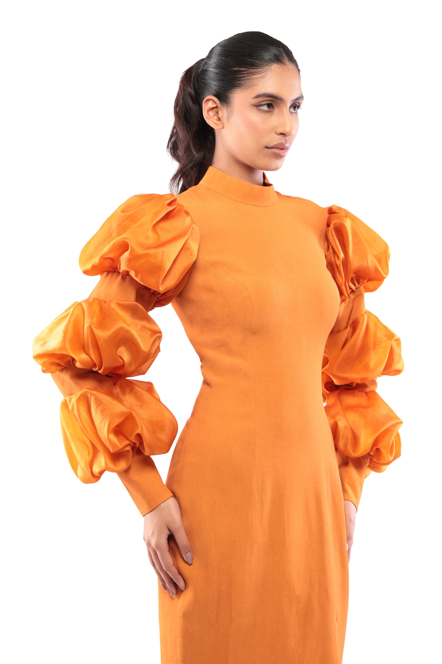 ORANGE WILDWOOD DRESS