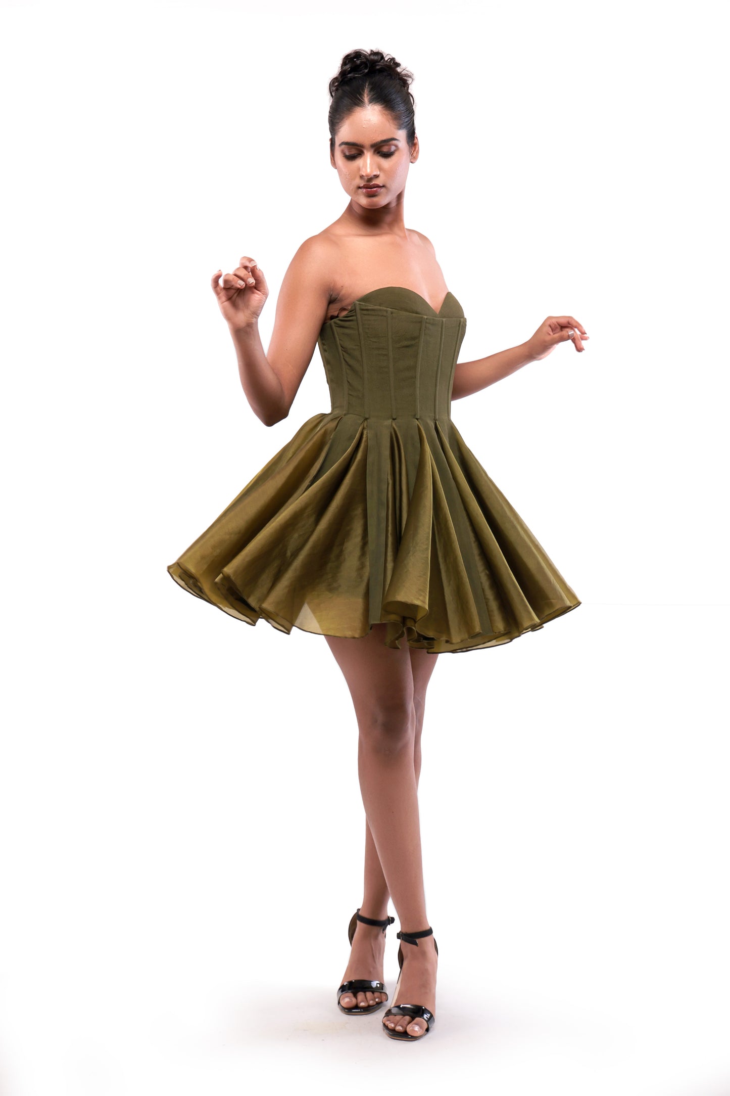 GREEN MOSS HAVEN DRESS