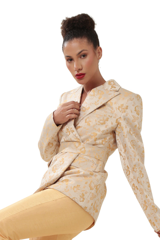 YELLOW UNBOUND BLAZER