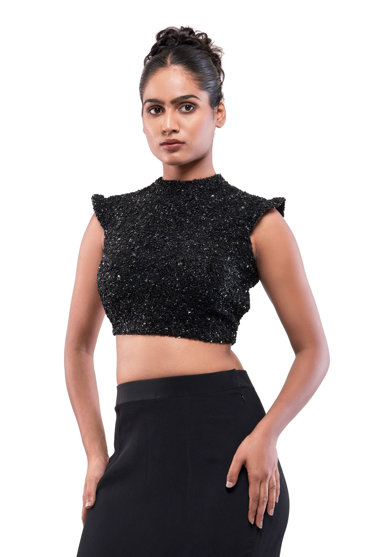 BLACK CAVIAR SKIRT SET