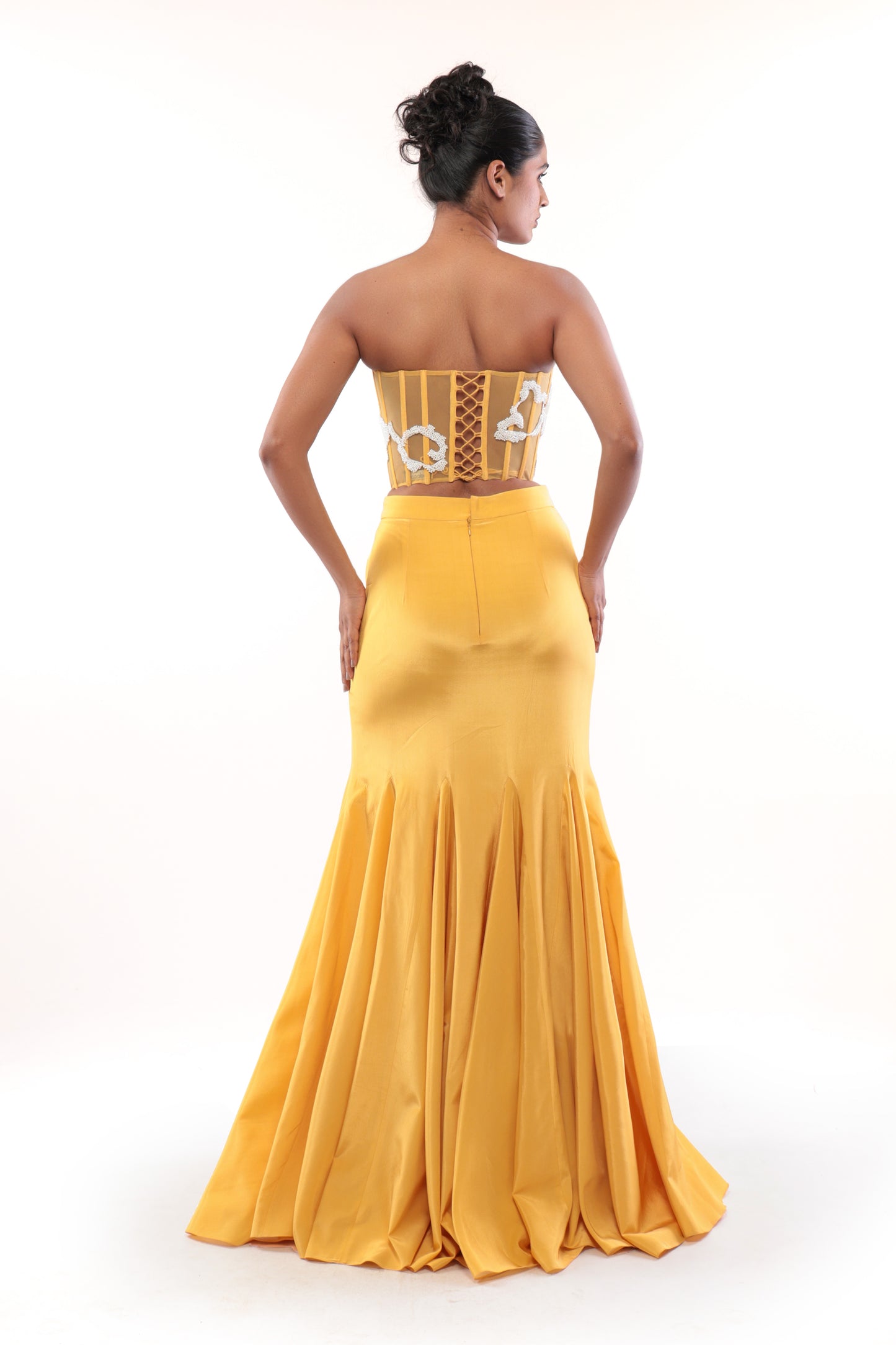 YELLOW SUNFLOWER SOUL SKIRT SET