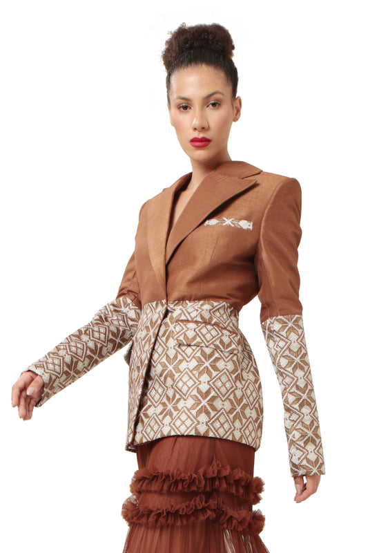 BROWN PARAMOUNT BLAZER