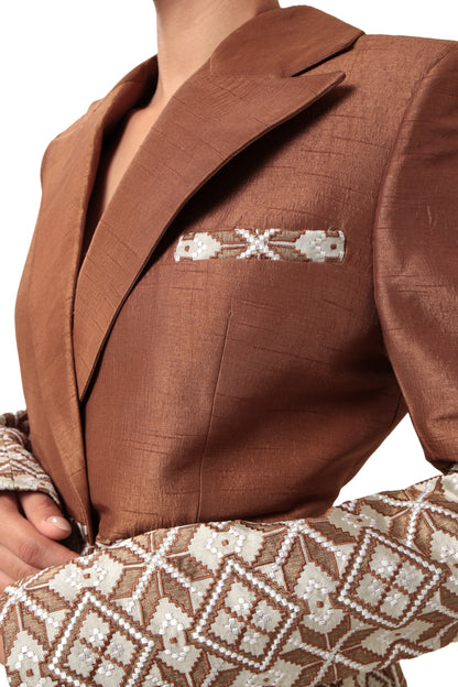 BROWN PARAMOUNT BLAZER