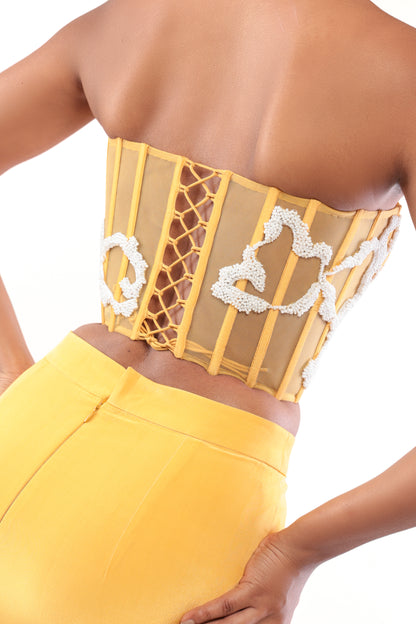 YELLOW SUNFLOWER SOUL SKIRT SET