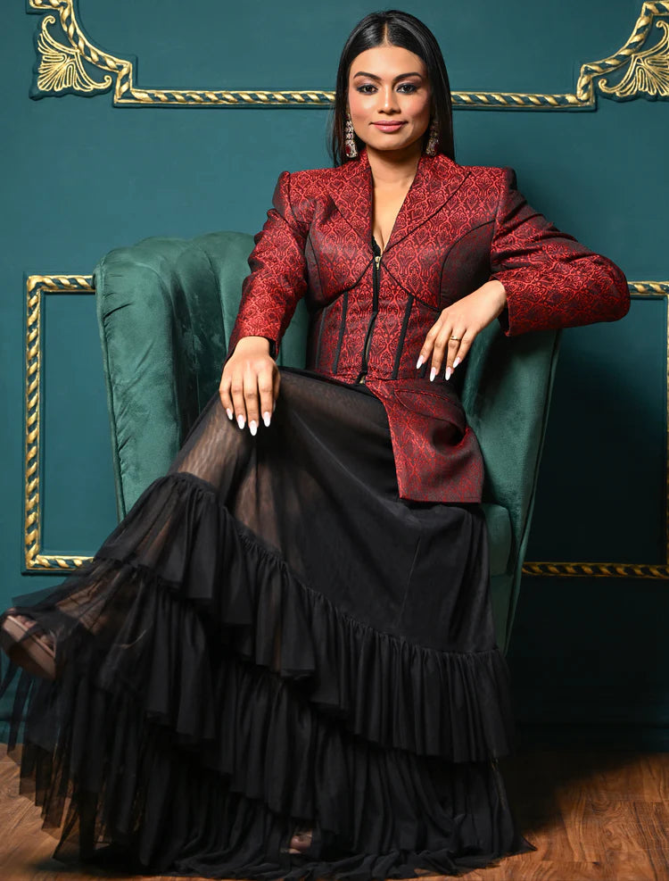 Structural Hourglass Blazers
