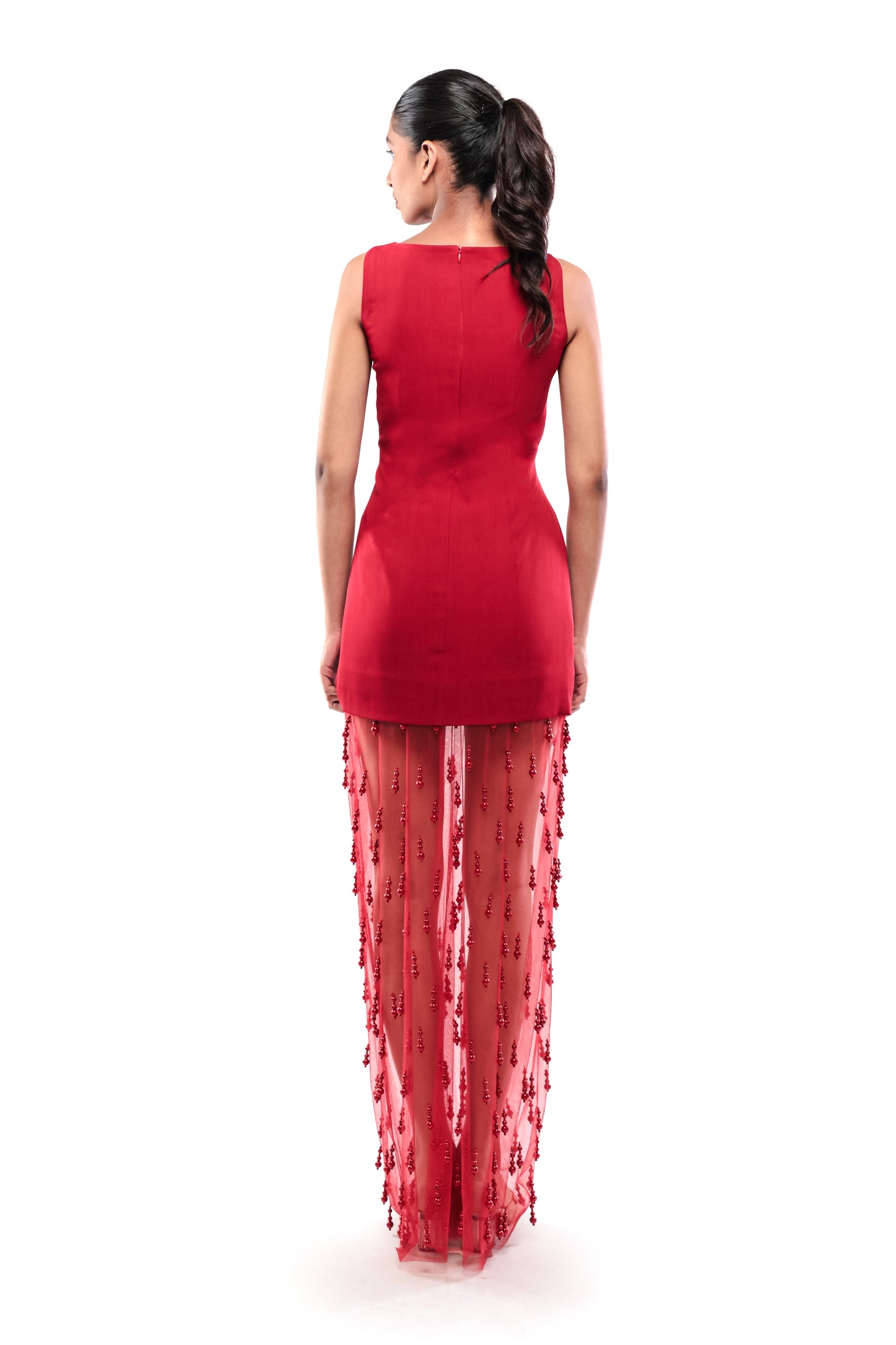 RED ENCHANTED SKIRT SET