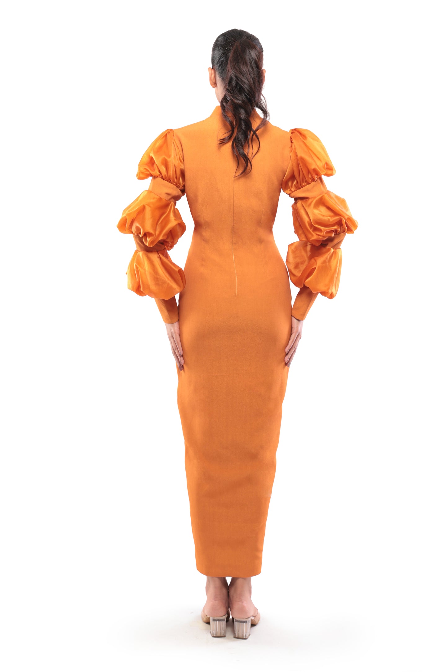 ORANGE WILDWOOD DRESS
