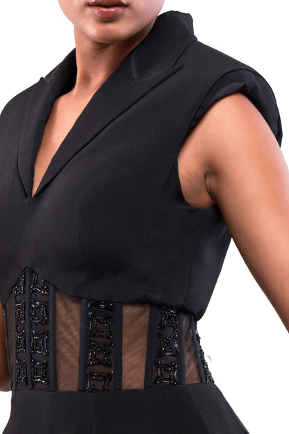 BLACK NOTTE REVERIE DRESS