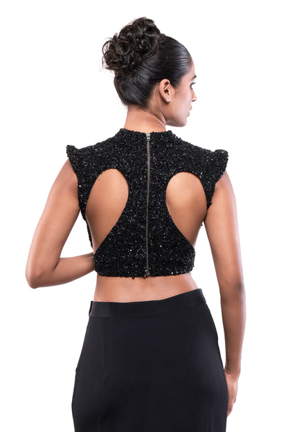BLACK CAVIAR SKIRT SET