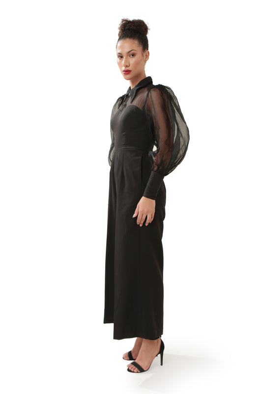 BLACK SHADOW JUMPSUIT