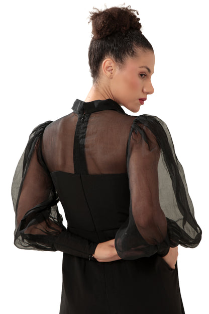 BLACK SHADOW JUMPSUIT