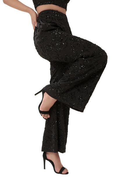 BLACK MYSTERY PANT SET