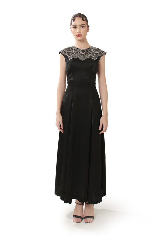 BLACK CELESTE DRESS