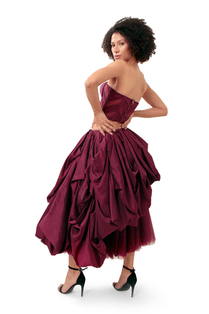 PURPLE ATTRACTION CORSET TOP