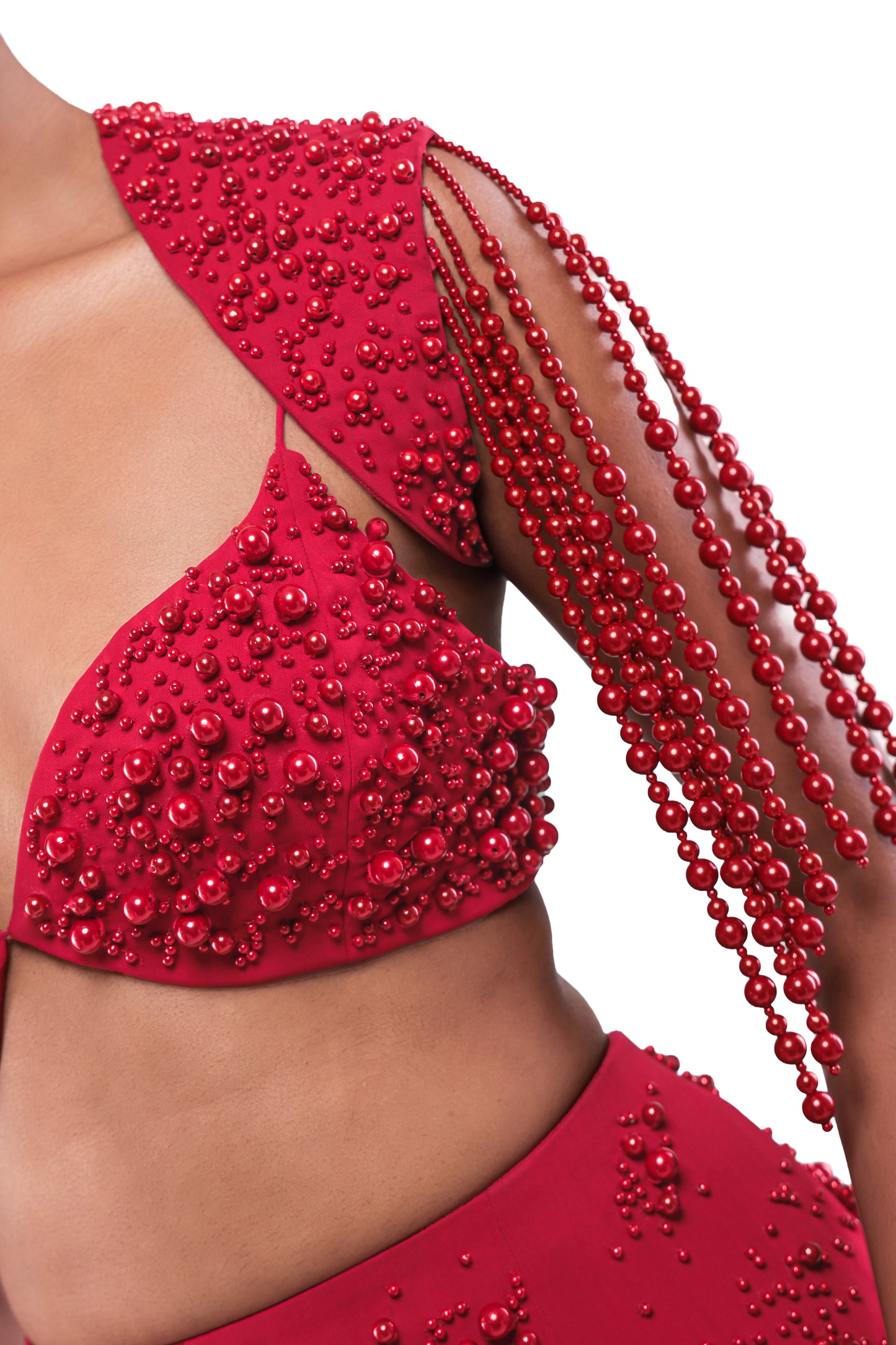 RED EVERMORE SKIRT SET
